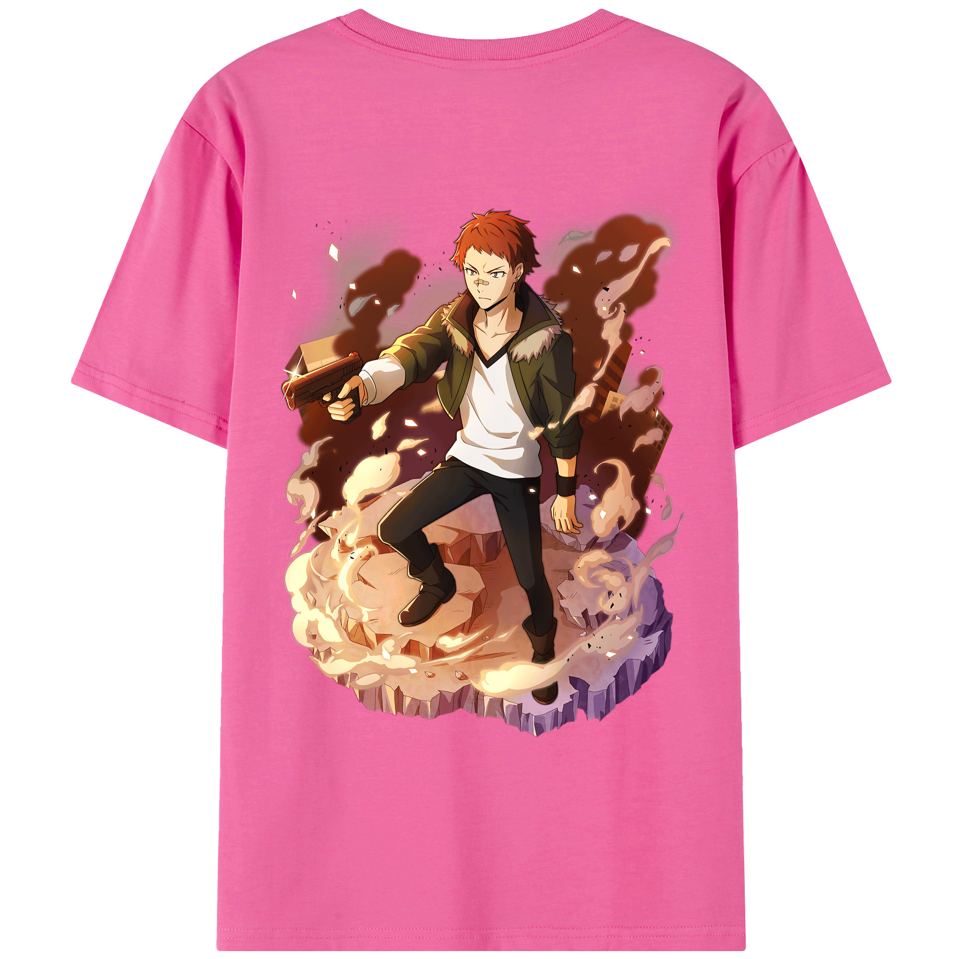 （画像用） 文豪ストレイドッグス Bungo Stray Dogs レディース半袖Tシャツ(バックプリント)